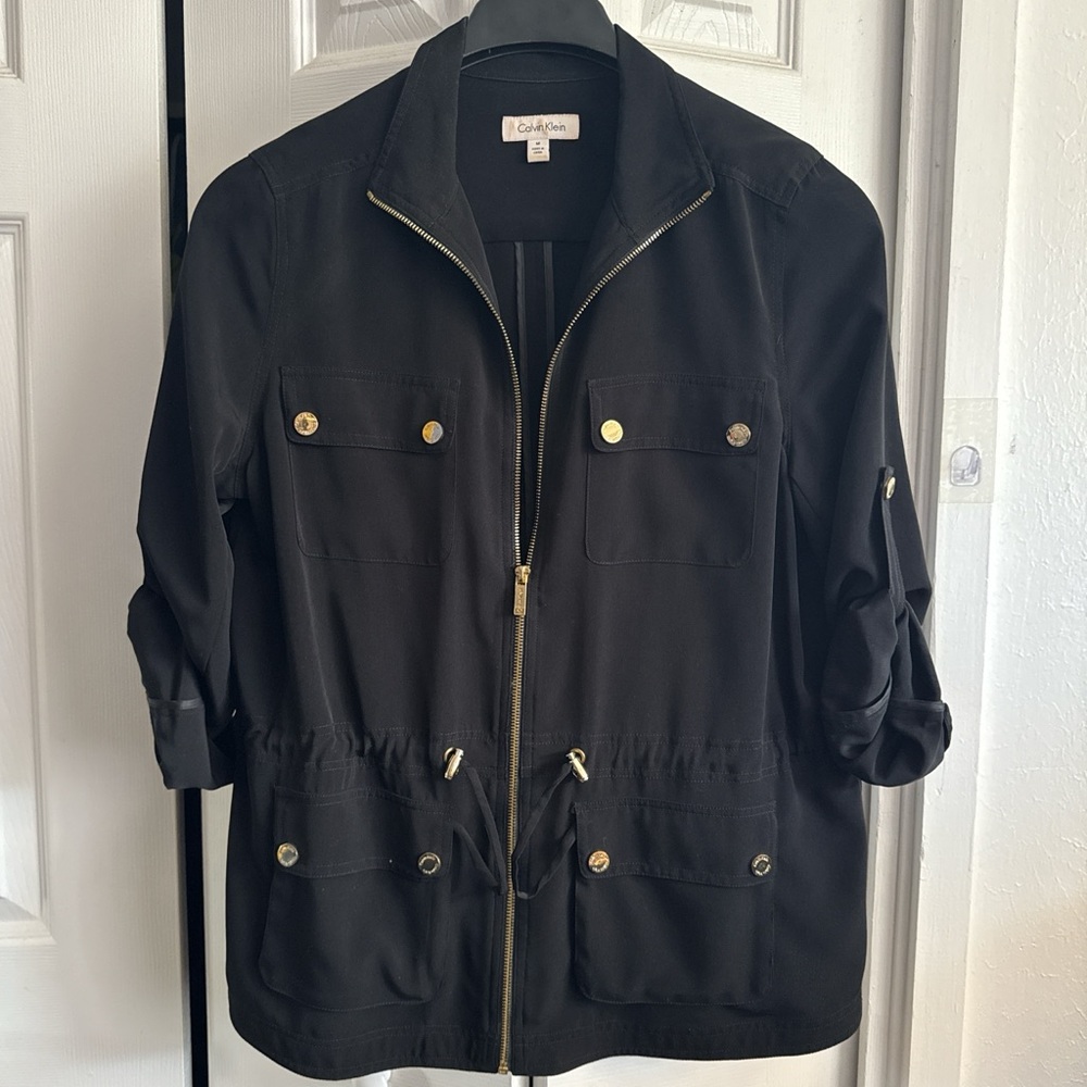 Calvin Klein Black Utility Jacket